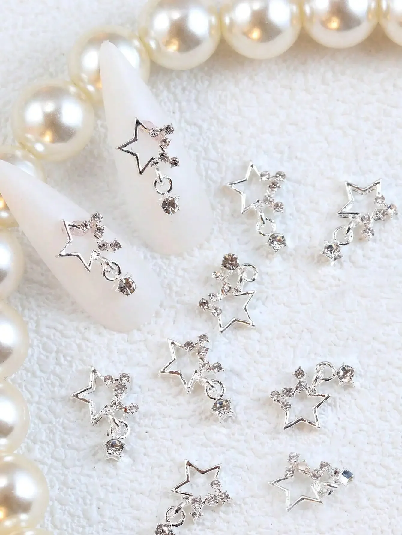 10pcs Y2K Style Nail Art Nail Charm Nail Accessories, Three-Dimensional Luxury Hollow Star Pendant, Sparkling Nail Gemstones, Sweet Style DIY Phone Cases, Cups, Bags, Clothes, Shoes
10pcs Y2K Style Nail Art Nail Charm Nail Accessories, Three-Dimensional Luxury Hollow Star Pendant, Sparkling Nail Gemstones, Sweet Style DIY Phone Cases, Cups, Bags, Clothes, Shoes
