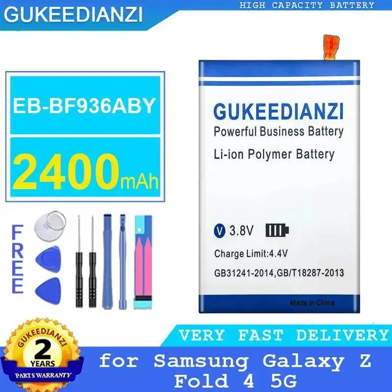 Mobile Phone Battery For Samsung Galaxy Z Fold 4 5G 2400Mah High Compatibility EB-BF936ABY
Mobile Phone Battery For Samsung Galaxy Z Fold 4 5G 2400Mah High Compatibility EB-BF936ABY