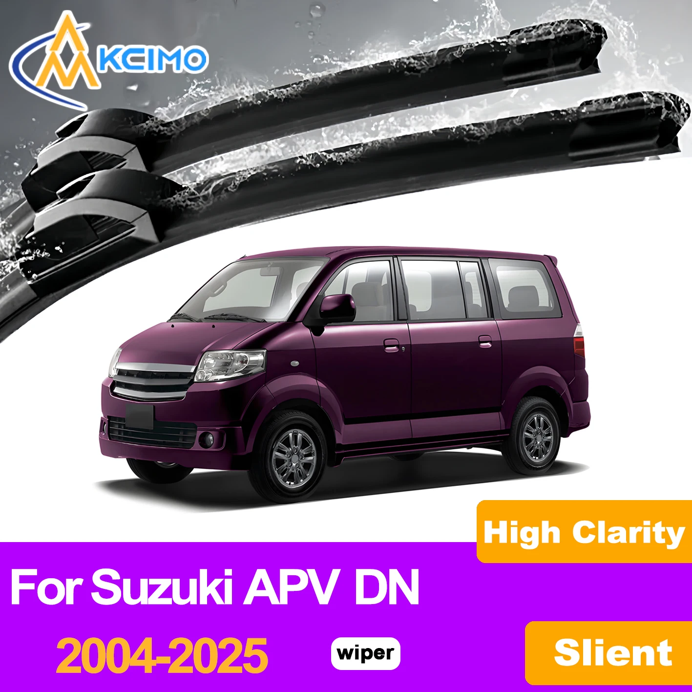 KCIMO 2PCS Front Windshield Wiper Blades For Suzuki APV DN 2004-2025, High Performance Auto Wipers No Chatter No Noise
KCIMO 2PCS Front Windshield Wiper Blades For Suzuki APV DN 2004-2025, High Performance Auto Wipers No Chatter No Noise