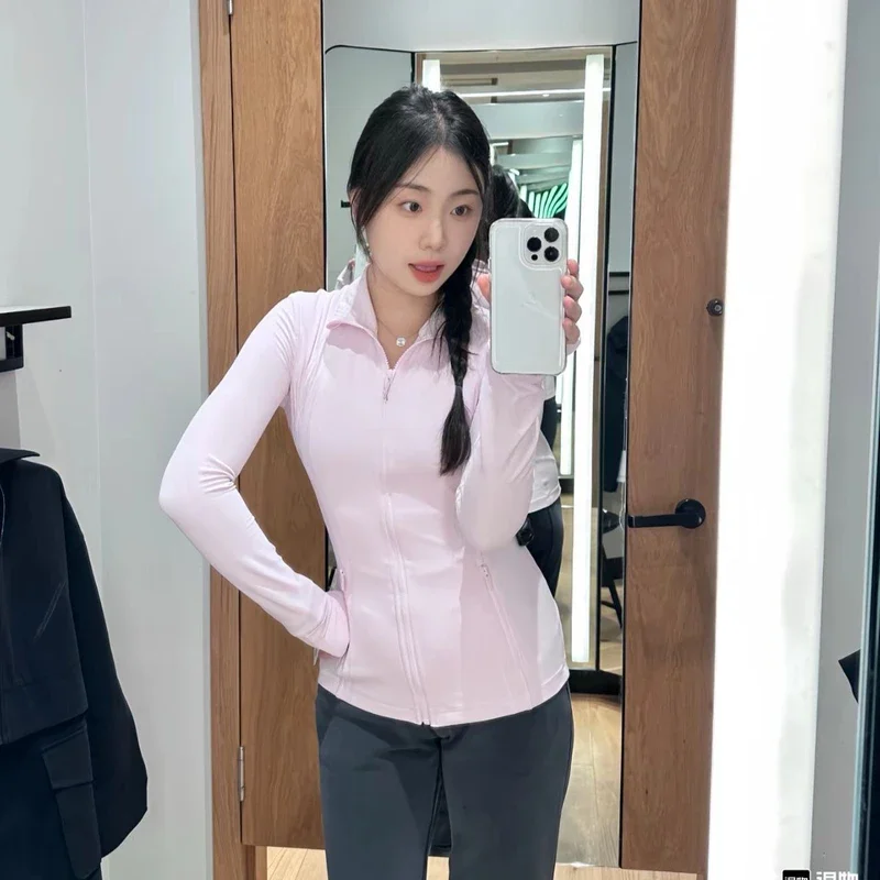 Lemon Defines Women Sport Jacket Fashion Tight-fitting Sportswear Coat Training Running Gym Yoga Solid Color Cardigan Jacket
Lemon Defines Women Sport Jacket Fashion Tight-fitting Sportswear Coat Training Running Gym Yoga Solid Color Cardigan Jacket