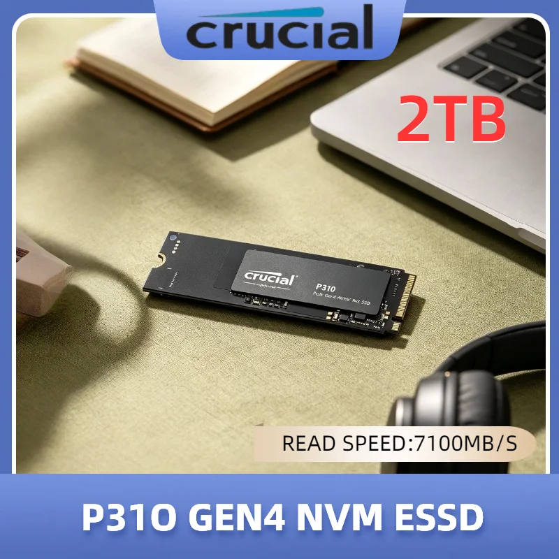 Max Crucial P310 1TB 2TB 2280 PCIe Gen4 3D NAND NVMe M.2 SSD Up to 7100 MB/s Internal Solid State Drive PC OEM Package
Max Crucial P310 1TB 2TB 2280 PCIe Gen4 3D NAND NVMe M.2 SSD Up to 7100 MB/s Internal Solid State Drive PC OEM Package