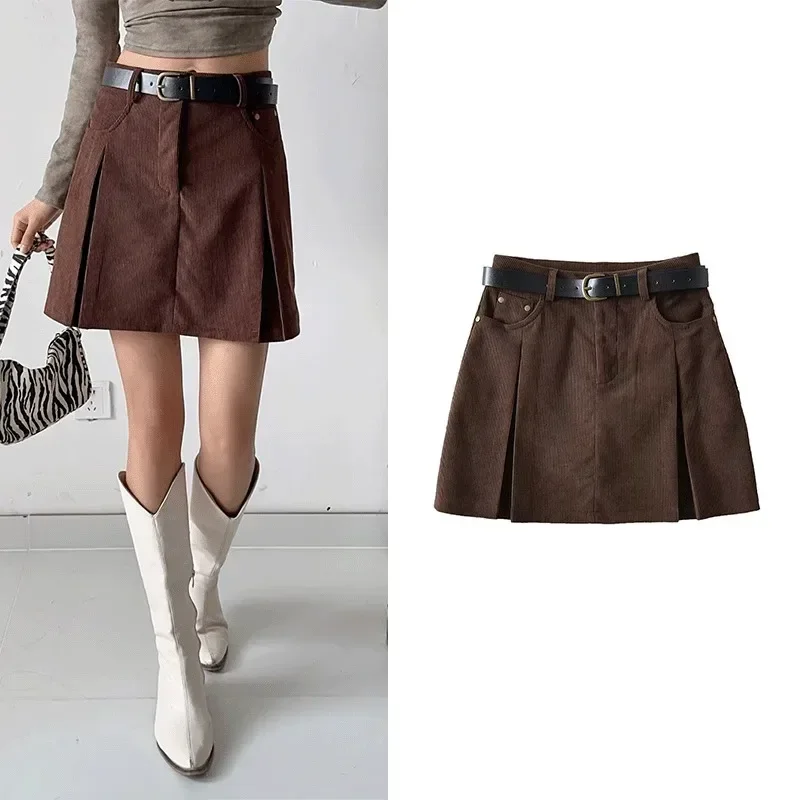 TRAFZR Corduroy Skirt Evangelical Women's Skirts Y2k College Clothes Women Mini Pleated Skirt Luxury Elegant Women's Skirts
TRAFZR Corduroy Skirt Evangelical Women's Skirts Y2k College Clothes Women Mini Pleated Skirt Luxury Elegant Women's Skirts