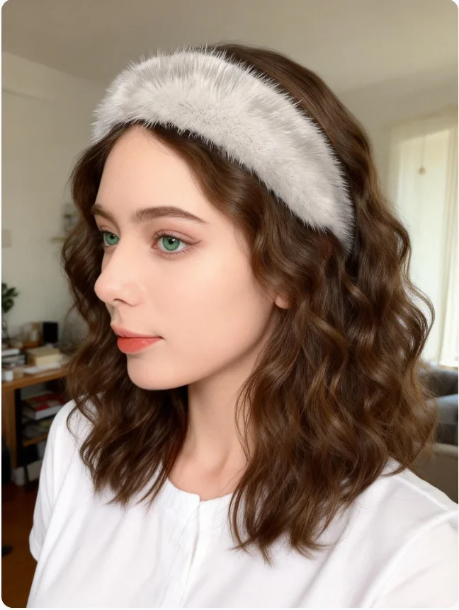 New Winter Real Mink Fur Headband For Women Hair Accessories Solid Head Wraps Warm Furry Hair Hoops Gift
New Winter Real Mink Fur Headband For Women Hair Accessories Solid Head Wraps Warm Furry Hair Hoops Gift