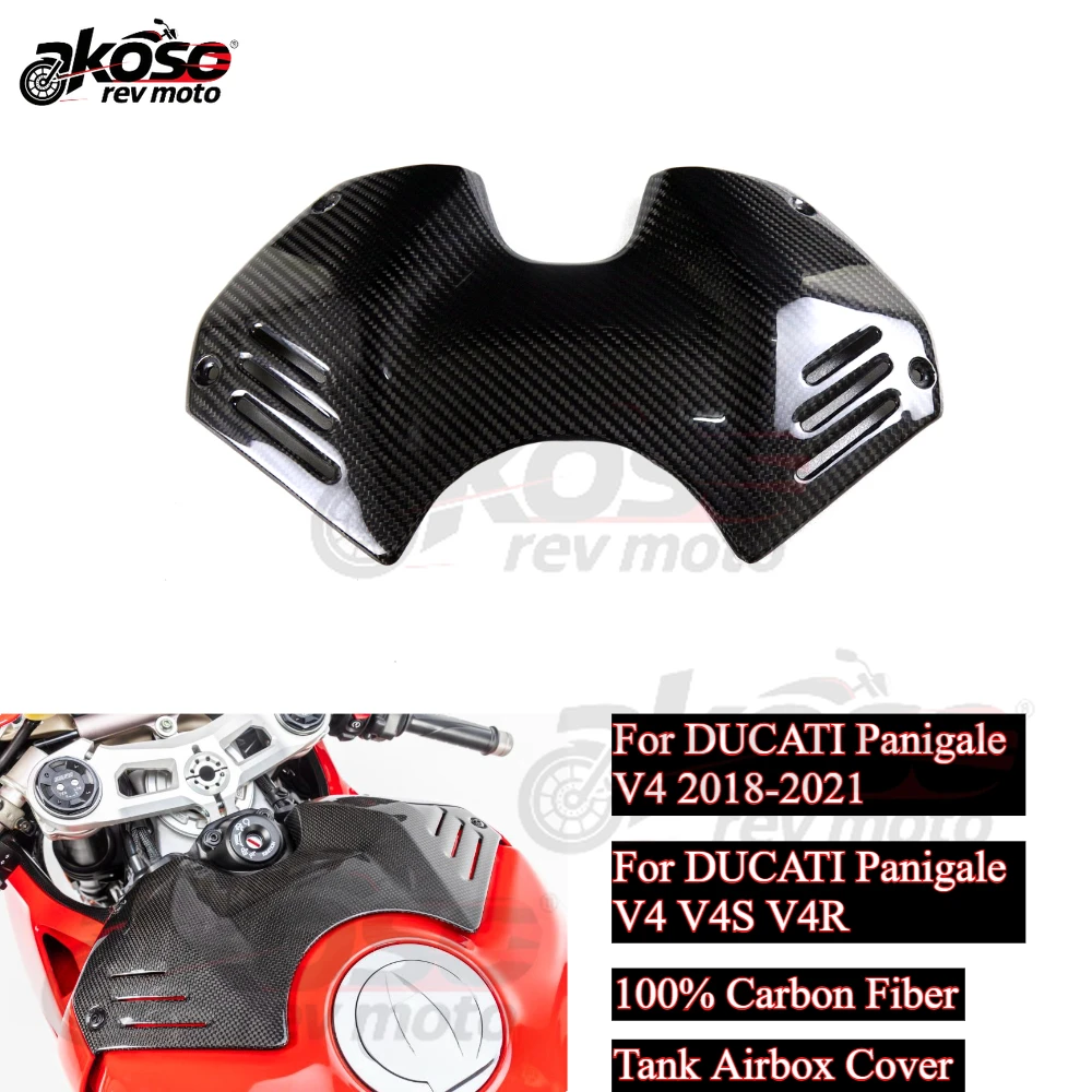 For DUCATI Panigale V4 S R 2018-2021 Front Fuel Tank Airbox Cover Real Carbon Fiber Motorcycle Fairing Spare Parts Accessories
For DUCATI Panigale V4 S R 2018-2021 Front Fuel Tank Airbox Cover Real Carbon Fiber Motorcycle Fairing Spare Parts Accessories