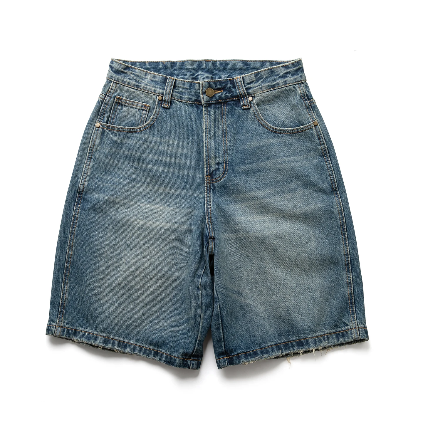 Retro Japanese Washed Denim Shorts Men's Summer New Trend Loose Wide Leg Workwear Casual Five-Quarter Pants Cotton 100%
Retro Japanese Washed Denim Shorts Men's Summer New Trend Loose Wide Leg Workwear Casual Five-Quarter Pants Cotton 100%