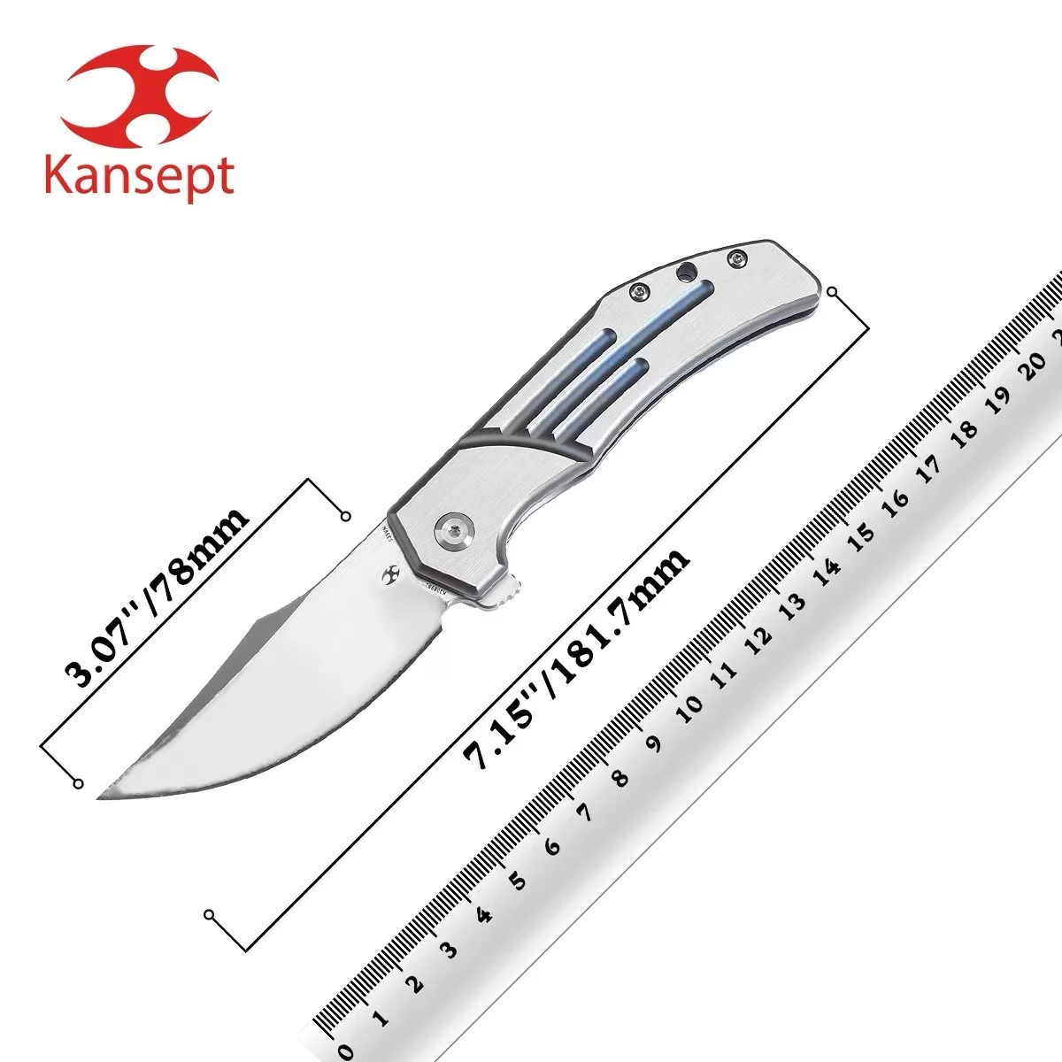 Kansept Folding Knives K1089 Orion 3.07'' CPM S35VN/Damascus Blade with Titanium Handle JB Stout Designed Best EDC Pocket Knife
Kansept Folding Knives K1089 Orion 3.07'' CPM S35VN/Damascus Blade with Titanium Handle JB Stout Designed Best EDC Pocket Knife