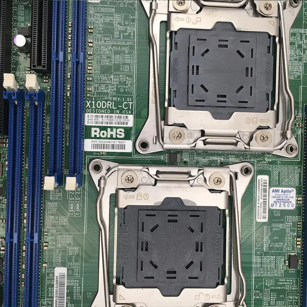 X10DRL-CT для материнской платы Supermicro E5-2600 V3 V4 i210 GbE LAN-порт X540 Порт 10GBase-T SAS3 (12 Гбит/с) через Broadcom 3108
X10DRL-CT для материнской платы Supermicro E5-2600 V3 V4 i210 GbE LAN-порт X540 Порт 10GBase-T SAS3 (12 Гбит/с) через Broadcom 3108