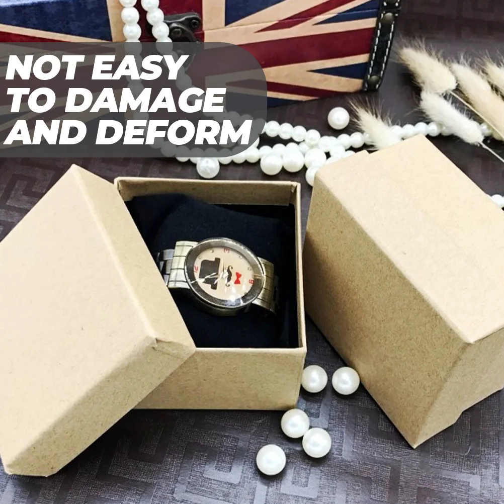 8pcs Kraft Boxes Travel Jewelry Box For Men Simple Holder Holder Travel Watch Case Gift Case Watch Carrying Box
8pcs Kraft Boxes Travel Jewelry Box For Men Simple Holder Holder Travel Watch Case Gift Case Watch Carrying Box