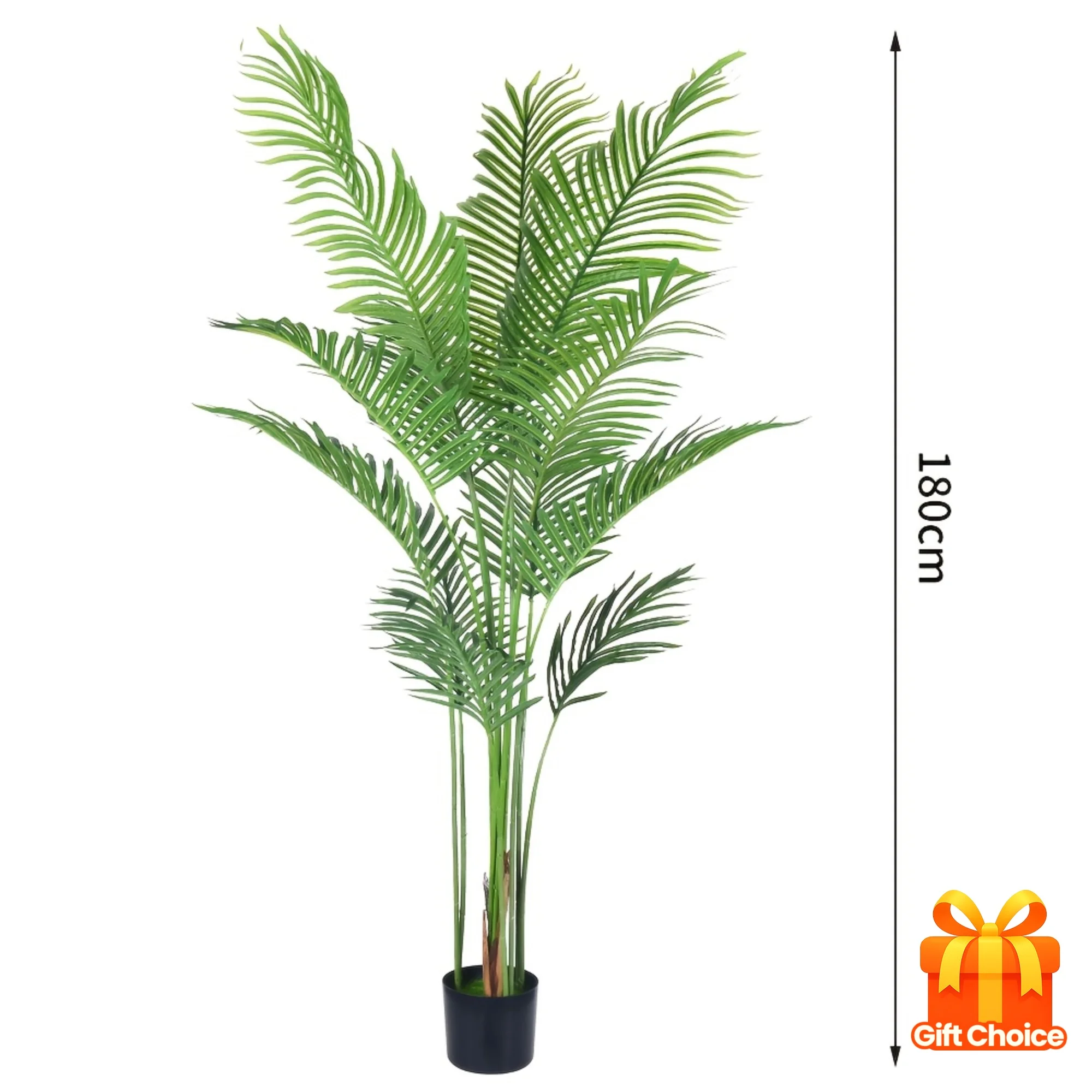 1 Pack 5.9ft Artificial Palm Plant - Crafting Floral Arranging Decor for Home Office Garden Hotel - Faux Tropical Tree
1 Pack 5.9ft Artificial Palm Plant - Crafting Floral Arranging Decor for Home Office Garden Hotel - Faux Tropical Tree