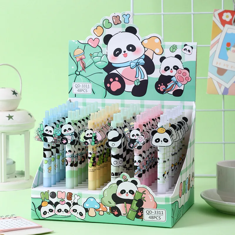 48 Pcs with Box Panda Acrylic Patch Neutral Pens Cartoon Press Gel Pen Stationery Back To School
48 Pcs with Box Panda Acrylic Patch Neutral Pens Cartoon Press Gel Pen Stationery Back To School