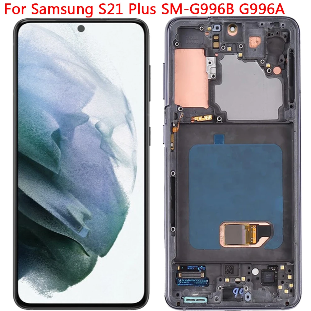 6.7" Samsung S21+ LCD For Samsung S21 Plus G996B G996A G996U Display LCD Screen Touch Panel With Frame Parts
6.7" Samsung S21+ LCD For Samsung S21 Plus G996B G996A G996U Display LCD Screen Touch Panel With Frame Parts