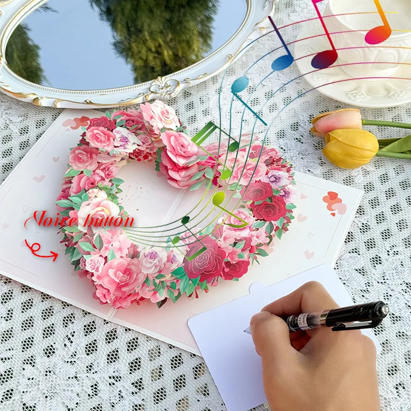 2025 New Creative 3d Recorded Greeting Cards Mother's Day Handmade Pop Up Love Flowers Blessing Greeting Cards
2025 New Creative 3d Recorded Greeting Cards Mother's Day Handmade Pop Up Love Flowers Blessing Greeting Cards