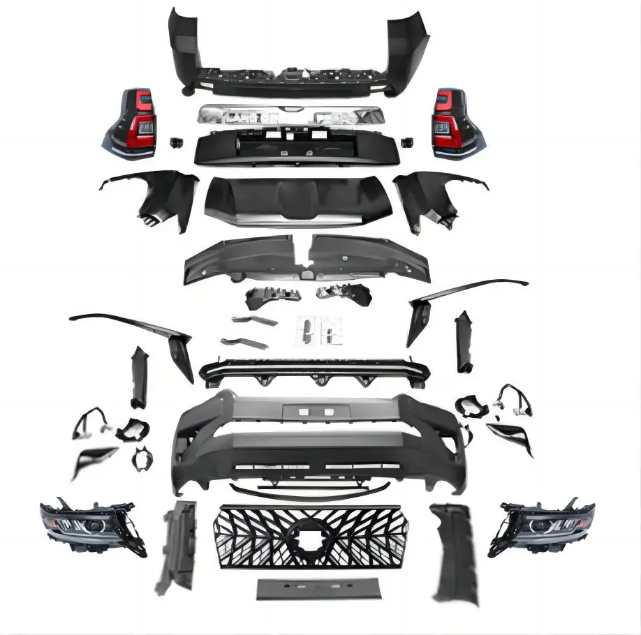 Широкие обвесы, преобразование обновления Bodykit E Style для Toyota для Prado FJ150 2010-2017
Широкие обвесы, преобразование обновления Bodykit E Style для Toyota для Prado FJ150 2010-2017