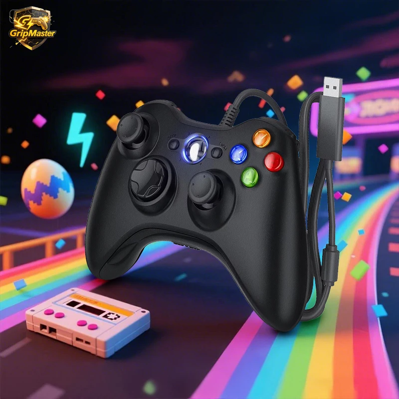 Wired Wired Controller for XBOX360 Gamepad Dual Vibration USB Joystick for PS3/PC/Win7/8/10/Android/TV Box/Game Box Accessories
Wired Wired Controller for XBOX360 Gamepad Dual Vibration USB Joystick for PS3/PC/Win7/8/10/Android/TV Box/Game Box Accessories