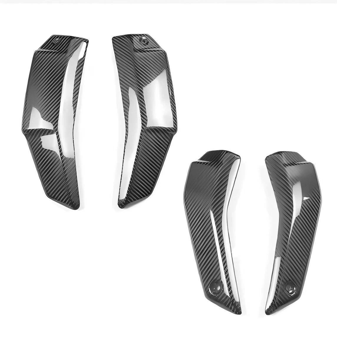 3K Carbon Fiber Upper Lower Radiator Guards Covers Motorcycle Water Tank Side Panels For Ducati Streetfighter V4 V4S 2019 - 2024
3K Carbon Fiber Upper Lower Radiator Guards Covers Motorcycle Water Tank Side Panels For Ducati Streetfighter V4 V4S 2019 - 2024