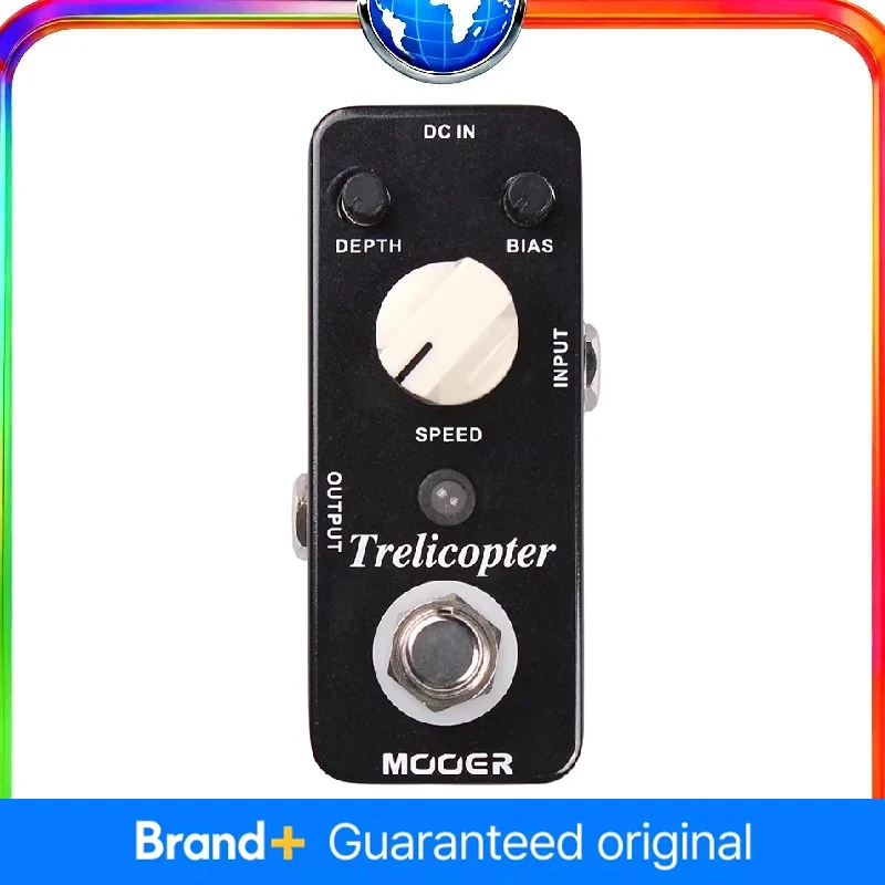 MOOER Trelicopter Классическая оптическая педаль эффектов тремоло для гитары True Bypass Эффектор синтезатора для электрогитары
MOOER Trelicopter Классическая оптическая педаль эффектов тремоло для гитары True Bypass Эффектор синтезатора для электрогитары