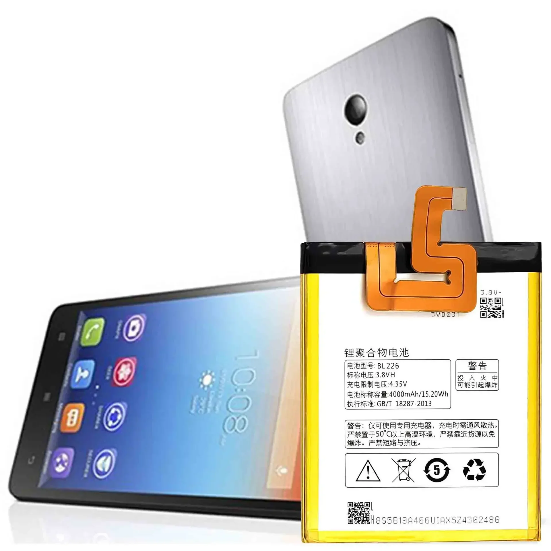 BL226 Высококачественная сменная батарея для Lenovo S860 BL-226 4000 мАч, литий-ионная батарея большой емкости, последняя батарея
BL226 Высококачественная сменная батарея для Lenovo S860 BL-226 4000 мАч, литий-ионная батарея большой емкости, последняя батарея
