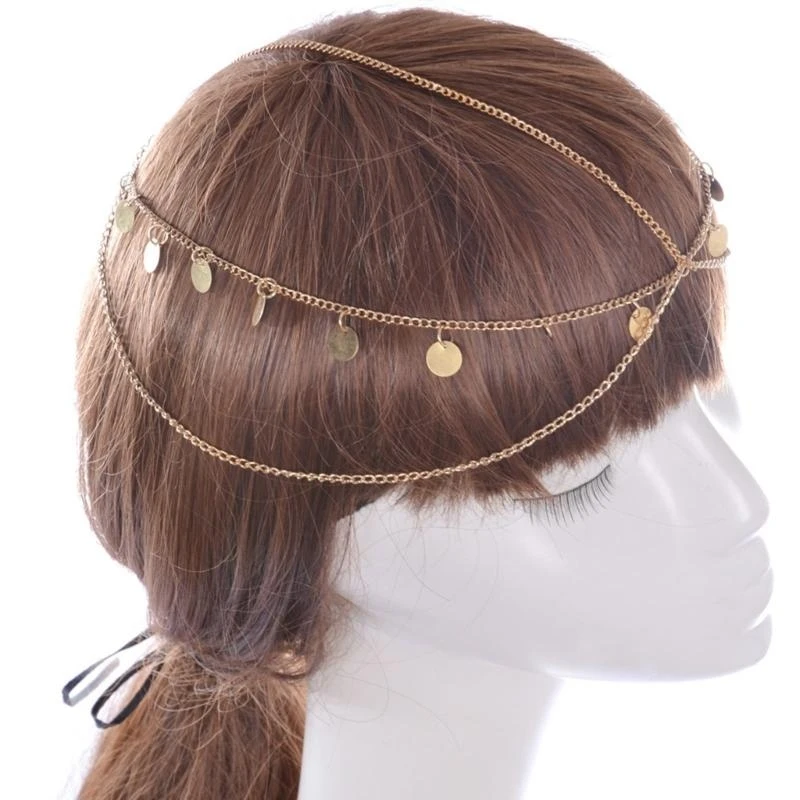 652F Sequins Elegant Head Chain Hiphop Punk Alloys Head Chain Bridal Head Chain for Halloween Parties and Bridal Costumes
652F Sequins Elegant Head Chain Hiphop Punk Alloys Head Chain Bridal Head Chain for Halloween Parties and Bridal Costumes