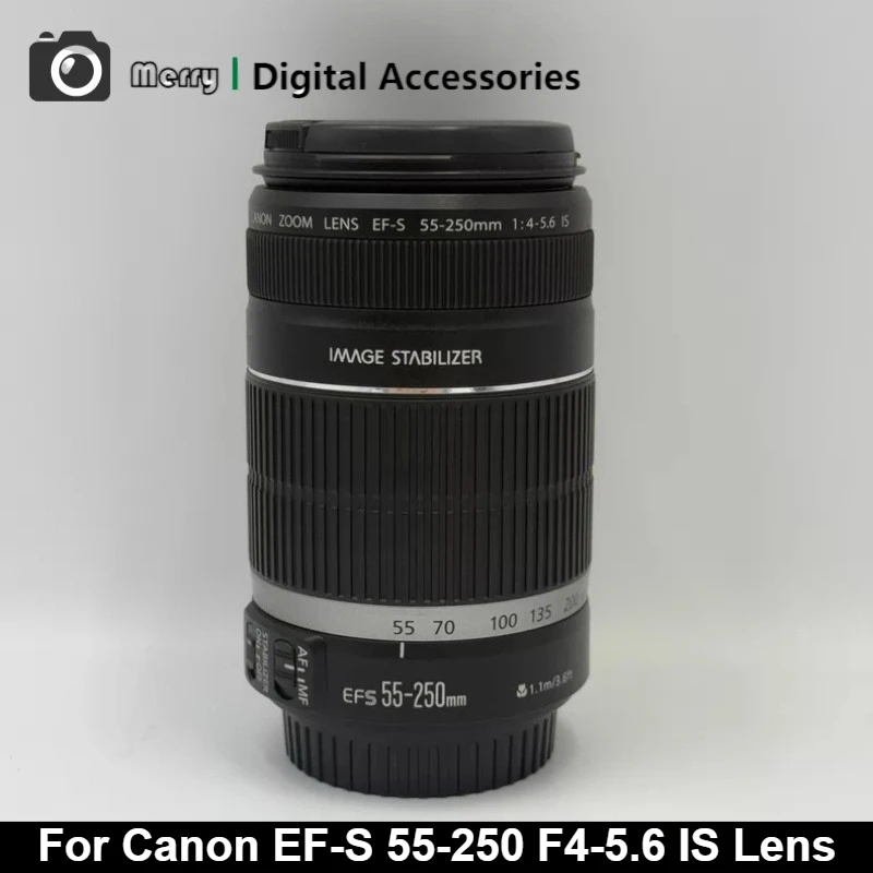 95% New Genuine EF-S 55-250 F4-5.6 IS Anti-shake Telephoto Camera Lens For Canon 600D 700D 800D 850D
95% New Genuine EF-S 55-250 F4-5.6 IS Anti-shake Telephoto Camera Lens For Canon 600D 700D 800D 850D