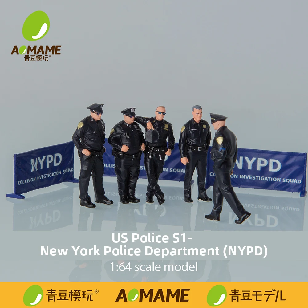 Kicarmod 1/64 NYPD New York Police Series Resin Miniature Scene Figure Model for 1/64 Diecast Car Diorama Collection Gift
Kicarmod 1/64 NYPD New York Police Series Resin Miniature Scene Figure Model for 1/64 Diecast Car Diorama Collection Gift
