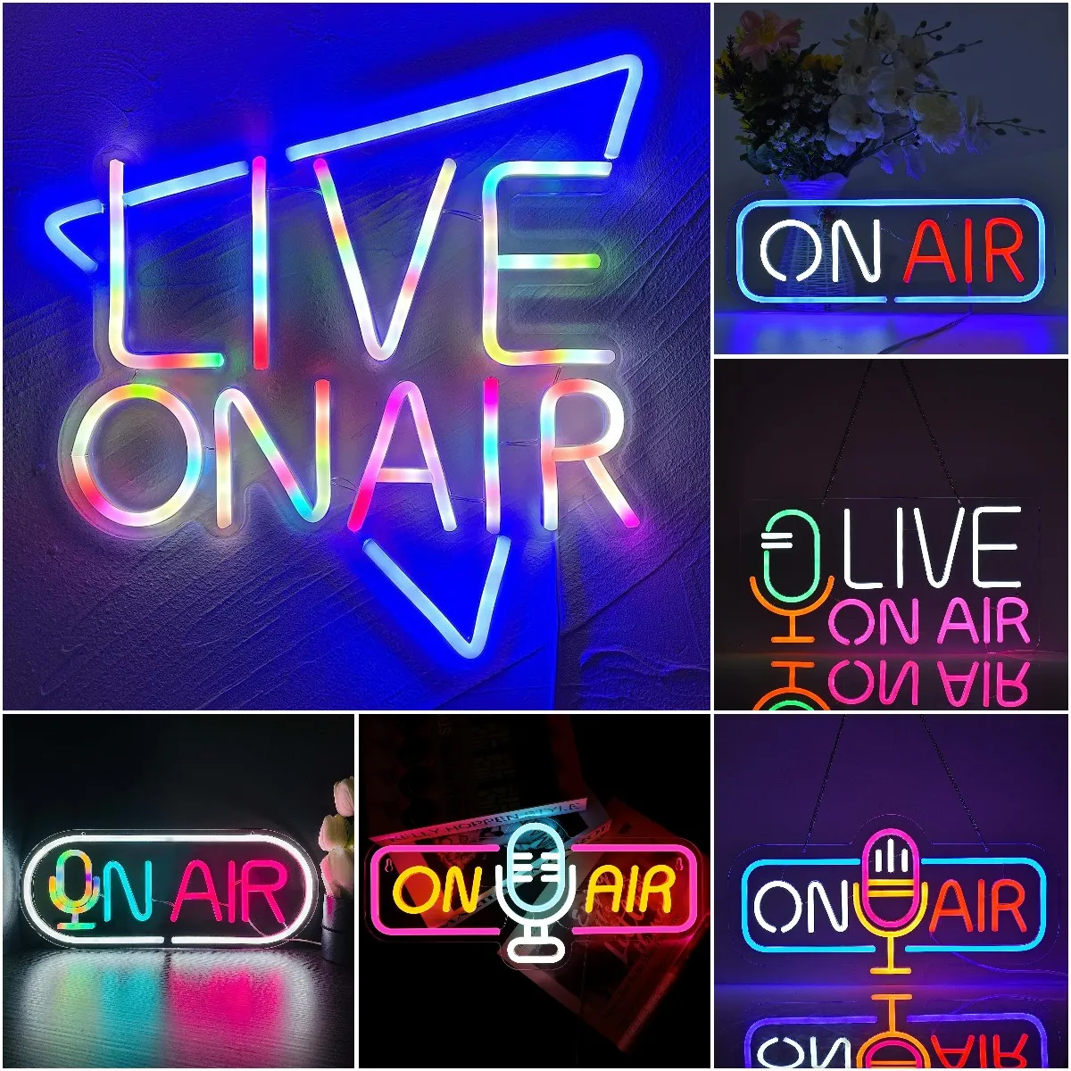 ON AIR Neon Sign Neon LED Night Lights USB Decorative Signs Room Bar Pub Store Club Garage Home Party Wall Art Decoration
ON AIR Neon Sign Neon LED Night Lights USB Decorative Signs Room Bar Pub Store Club Garage Home Party Wall Art Decoration