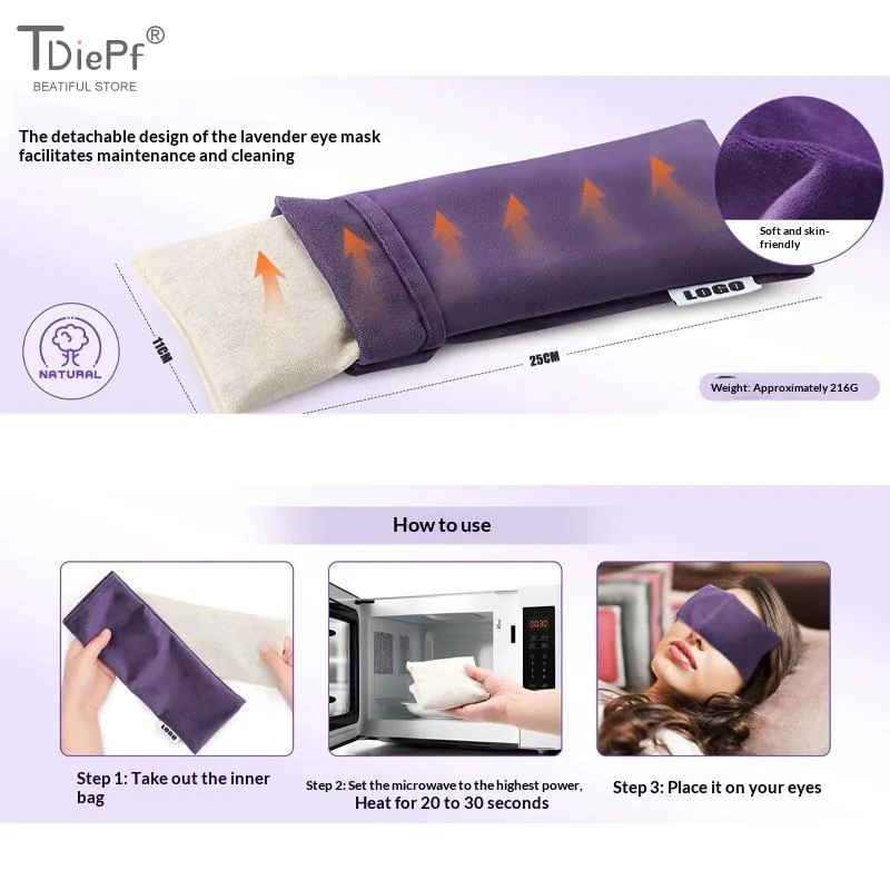 1Pcs Yoga Relaxation Sleeping Microwavable Weighted Mask Lavender Eye Pillow For Dry Eyes Hot & Cold Compress With Aromatherapy
1Pcs Yoga Relaxation Sleeping Microwavable Weighted Mask Lavender Eye Pillow For Dry Eyes Hot & Cold Compress With Aromatherapy