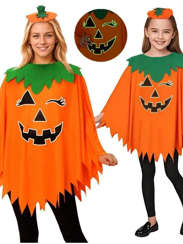 Halloween Pumpkin Cloak Set Adult And Child Size Glowing Pumpkin Robe for Party Cosplay Stage Performance Traditional Chinese...
Halloween Pumpkin Cloak Set Adult And Child Size Glowing Pumpkin Robe for Party Cosplay Stage Performance Traditional Chinese...