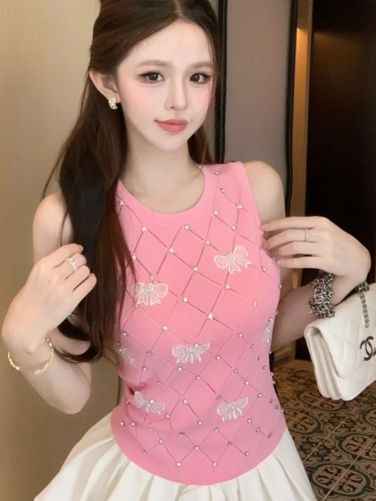 Sexy Spicy Girl Strapless Sleeveless Vest Women's Summer New Slimming Inner Wear Base Small Audience Top Korean Style Knitted
Sexy Spicy Girl Strapless Sleeveless Vest Women's Summer New Slimming Inner Wear Base Small Audience Top Korean Style Knitted