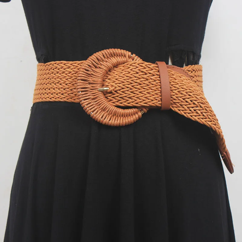 Women's Fashion Vintage Knitted Cummerbunds Female Dress Corsets Waistband Belts Decoration Wide Belt R2213
Women's Fashion Vintage Knitted Cummerbunds Female Dress Corsets Waistband Belts Decoration Wide Belt R2213