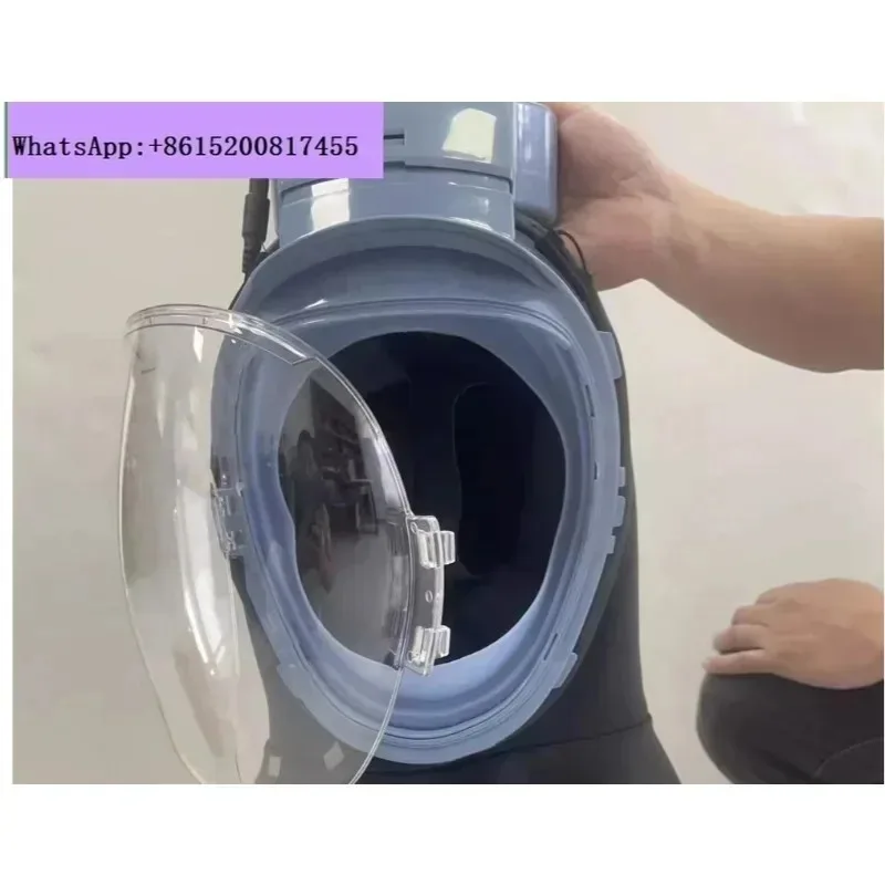 Electric Air Supply Fully Enclosed Harvesting of Industrial Dust Such As Rice and Wheat, Protective Mask with Shawl
Electric Air Supply Fully Enclosed Harvesting of Industrial Dust Such As Rice and Wheat, Protective Mask with Shawl