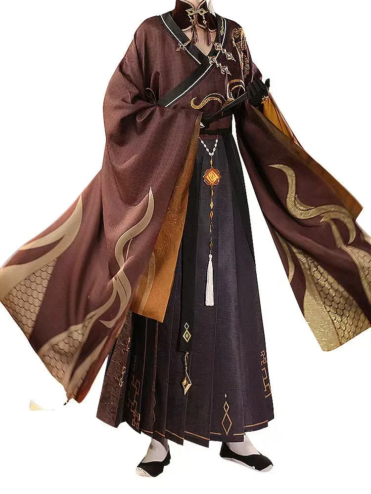 Hanfu Hot Anime Men Street COS ZL Clothing Set Stylish Young Game Prince Yan Cosplay Costume Boys Gold Stamping Dragon Pattern
Hanfu Hot Anime Men Street COS ZL Clothing Set Stylish Young Game Prince Yan Cosplay Costume Boys Gold Stamping Dragon Pattern