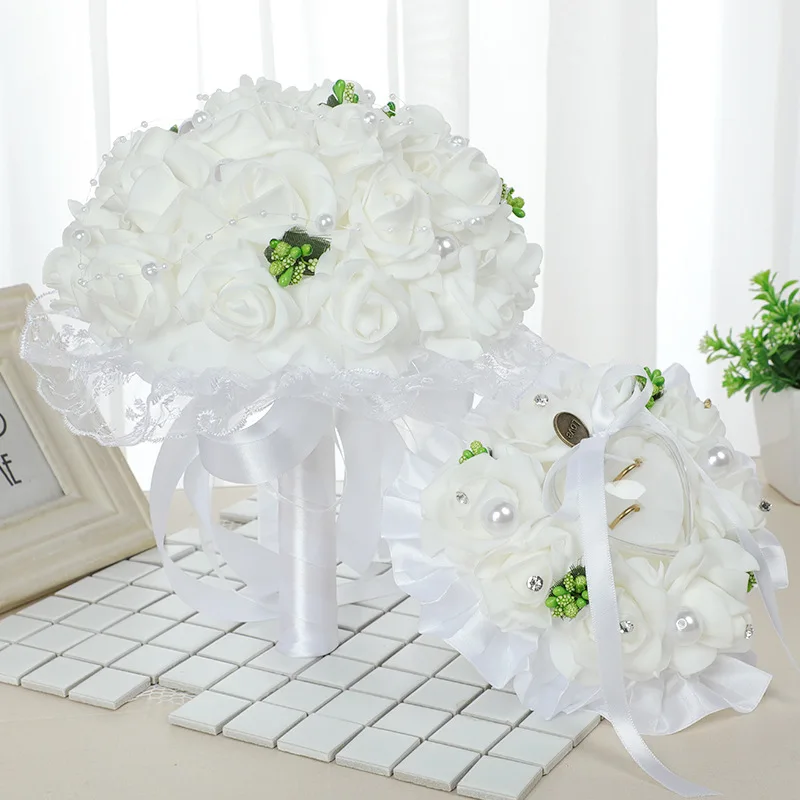 1pcs, Festival, Wedding, Western Wedding Supplies Bride Bouquet, Simulation Pe Foam Wedding Bouquet Three-piece Set Decoração
1pcs, Festival, Wedding, Western Wedding Supplies Bride Bouquet, Simulation Pe Foam Wedding Bouquet Three-piece Set Decoração