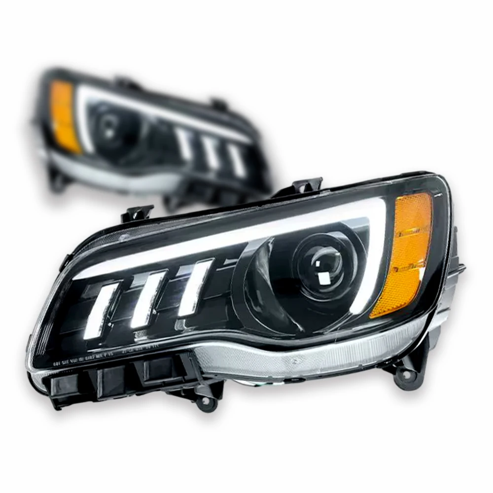 Car Head Lamp Assembly For Chrysler 300C 2011-2017 Upgrade Modified to New Dynamic Turn Signal Brake Car LED Headlight
Car Head Lamp Assembly For Chrysler 300C 2011-2017 Upgrade Modified to New Dynamic Turn Signal Brake Car LED Headlight