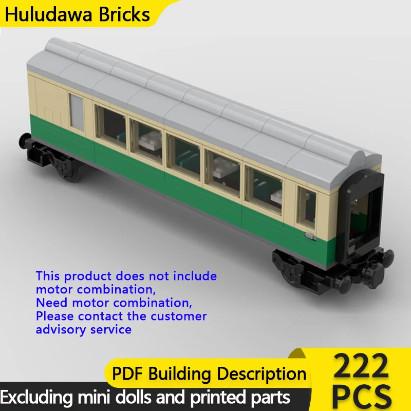 Модель городской автомобиль MOC, строительные кирпичи, пассажирский поезд, вагон-ресторан, модульная технология, детские праздничные подарки, сборка игрушек, костюм 
Модель городской автомобиль MOC, строительные кирпичи, пассажирский поезд, вагон-ресторан, модульная технология, детские праздничные подарки, сборка игрушек, костюм