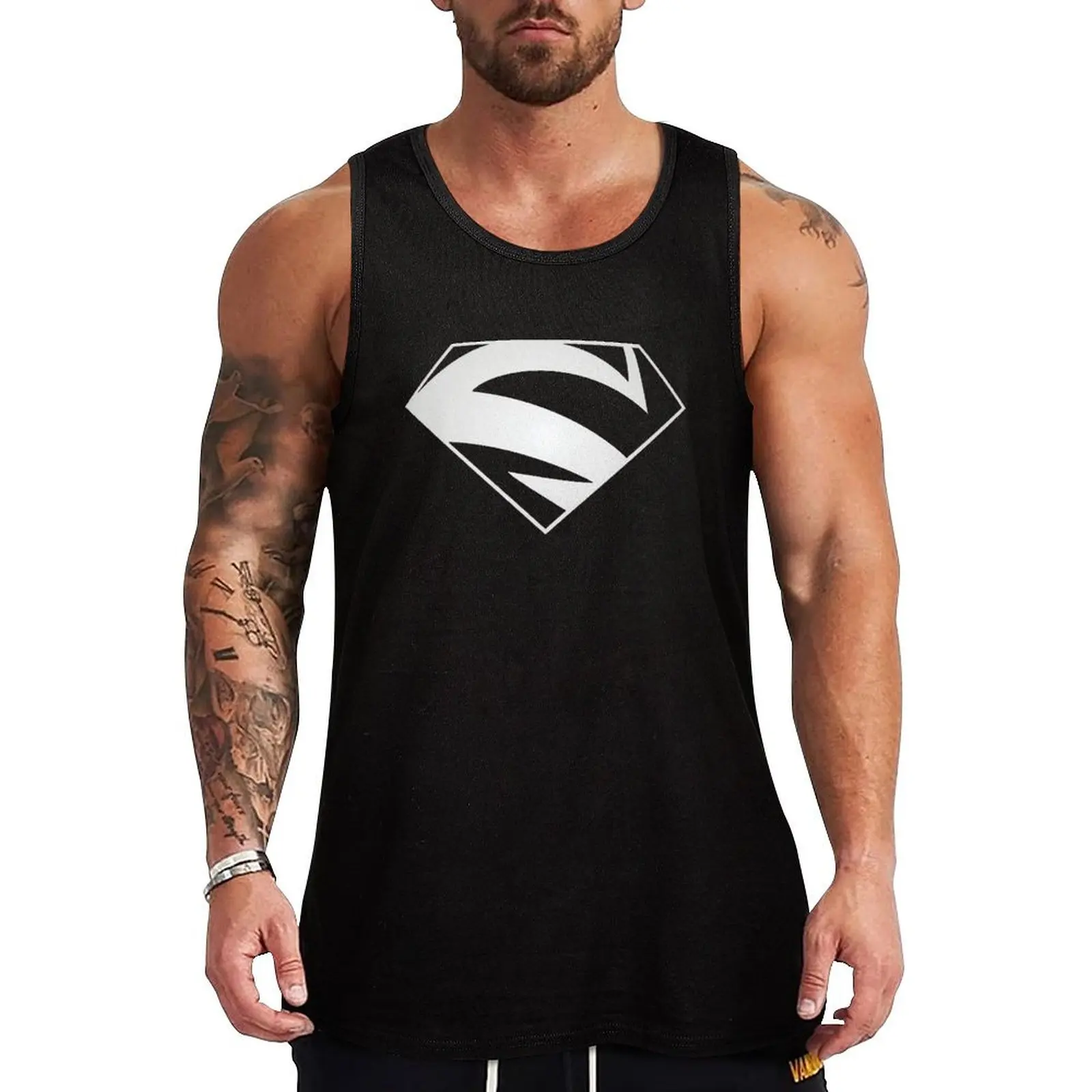 Kryptonian Emblem Electric Blue Tank Top Men's clothes Men's singlets bodybuilding t-shirt
Kryptonian Emblem Electric Blue Tank Top Men's clothes Men's singlets bodybuilding t-shirt