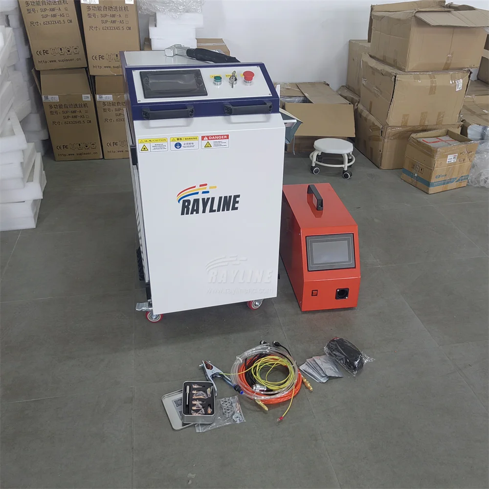 2000W 3000W RAYCUS Max Fiber Laser Welder 4 in 1 Handheld Laser Welding Machine for stainless steel aluminum metal Soldering
2000W 3000W RAYCUS Max Fiber Laser Welder 4 in 1 Handheld Laser Welding Machine for stainless steel aluminum metal Soldering
