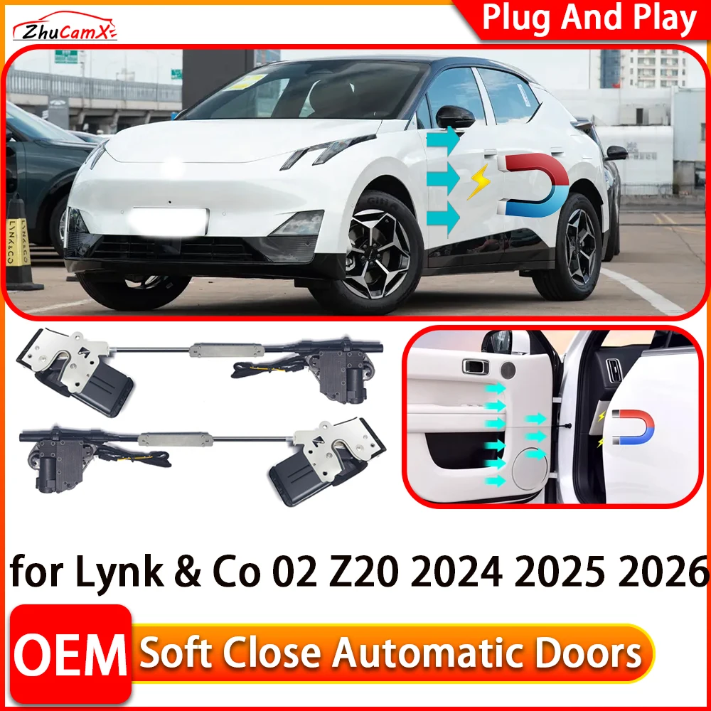 Система автоматического доводчика дверей ZhuCamX для Lynk & Co 02 Z20 2024 2025 2026 с электроприводом и функцией мягкого закрывания для комфортного использования
Система автоматического доводчика дверей ZhuCamX для Lynk & Co 02 Z20 2024 2025 2026 с электроприводом и функцией мягкого закрывания для комфортного использования