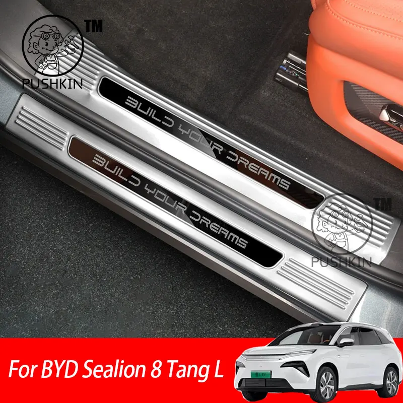 For BYD Sealion 8 Tang L 2025 2026 Threshold Protection Sticker Rear Trunk Inner Bumper Plate Guard Stainless steel Accessorie
For BYD Sealion 8 Tang L 2025 2026 Threshold Protection Sticker Rear Trunk Inner Bumper Plate Guard Stainless steel Accessorie