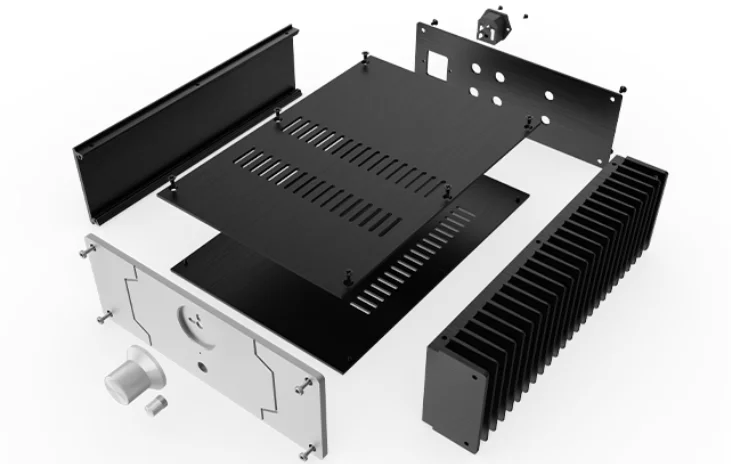 Полностью алюминиевый HIFI DIY пост, шасси усилителя мощности, односторонний радиатор охлаждения, установка усилителя мощности 250*92*309 мм
Полностью алюминиевый HIFI DIY пост, шасси усилителя мощности, односторонний радиатор охлаждения, установка усилителя мощности 250*92*309 мм