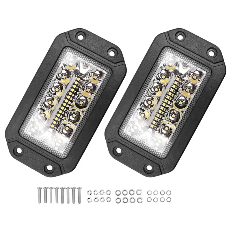 2Pcs 12V 6 Inch Flush Mount Work Light 26 LED Super Bright Spotlight Car Headlights-A08Q
2Pcs 12V 6 Inch Flush Mount Work Light 26 LED Super Bright Spotlight Car Headlights-A08Q