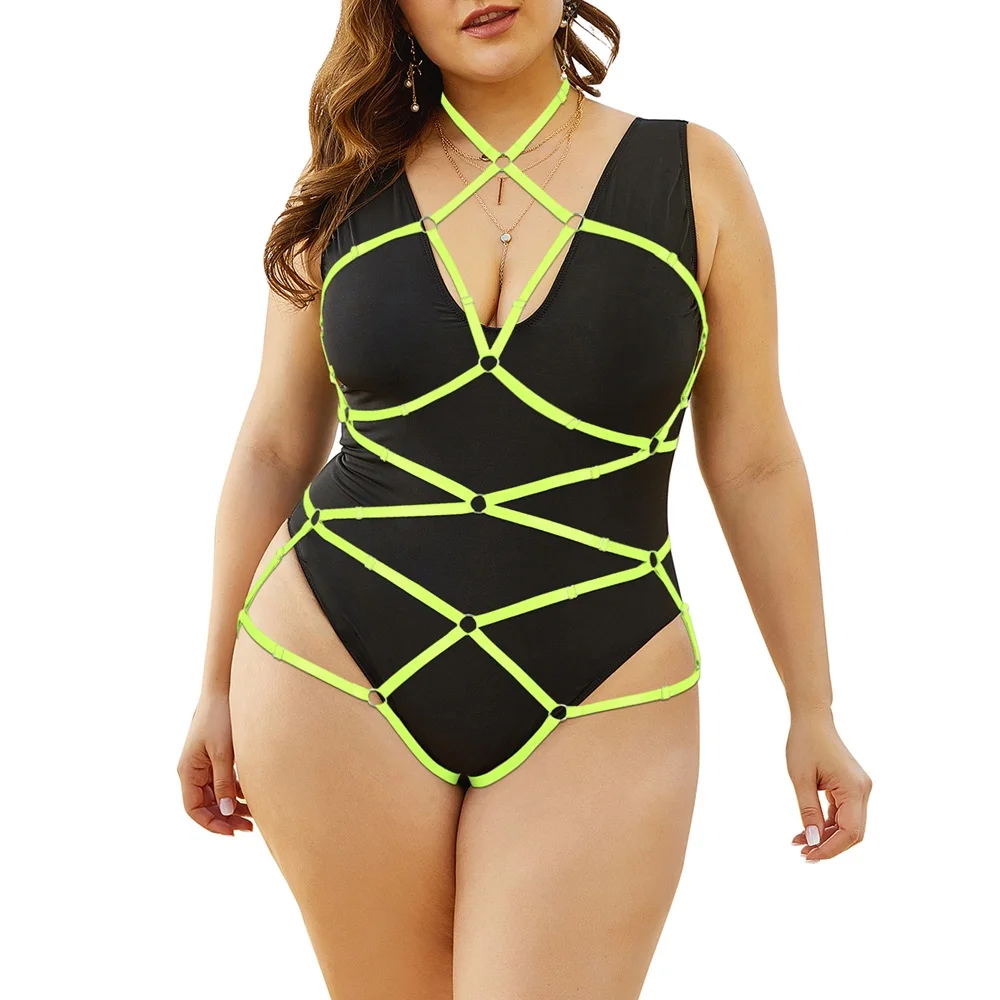 Full Body Harness For Busty Women Sexy Lingerie Set Cage Bondage Elastic Straps Rave Wear Costume Erotic Fetish Garters Belt
Full Body Harness For Busty Women Sexy Lingerie Set Cage Bondage Elastic Straps Rave Wear Costume Erotic Fetish Garters Belt