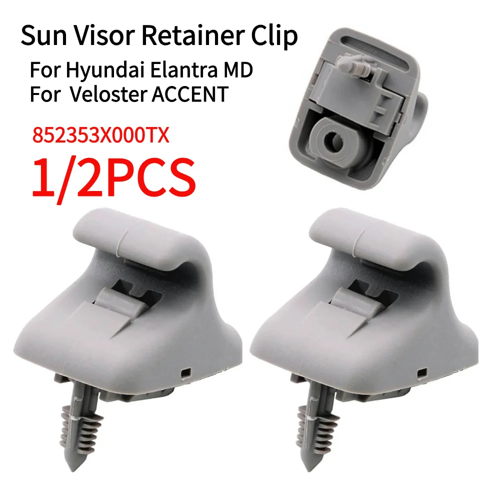 2/1pcs For Hyundai Elantra MD Veloster ACCENT Elantra Sun Visor Retainer Clip 852353X000TX Windshield Sunshades Accessories 
2/1pcs For Hyundai Elantra MD Veloster ACCENT Elantra Sun Visor Retainer Clip 852353X000TX Windshield Sunshades Accessories