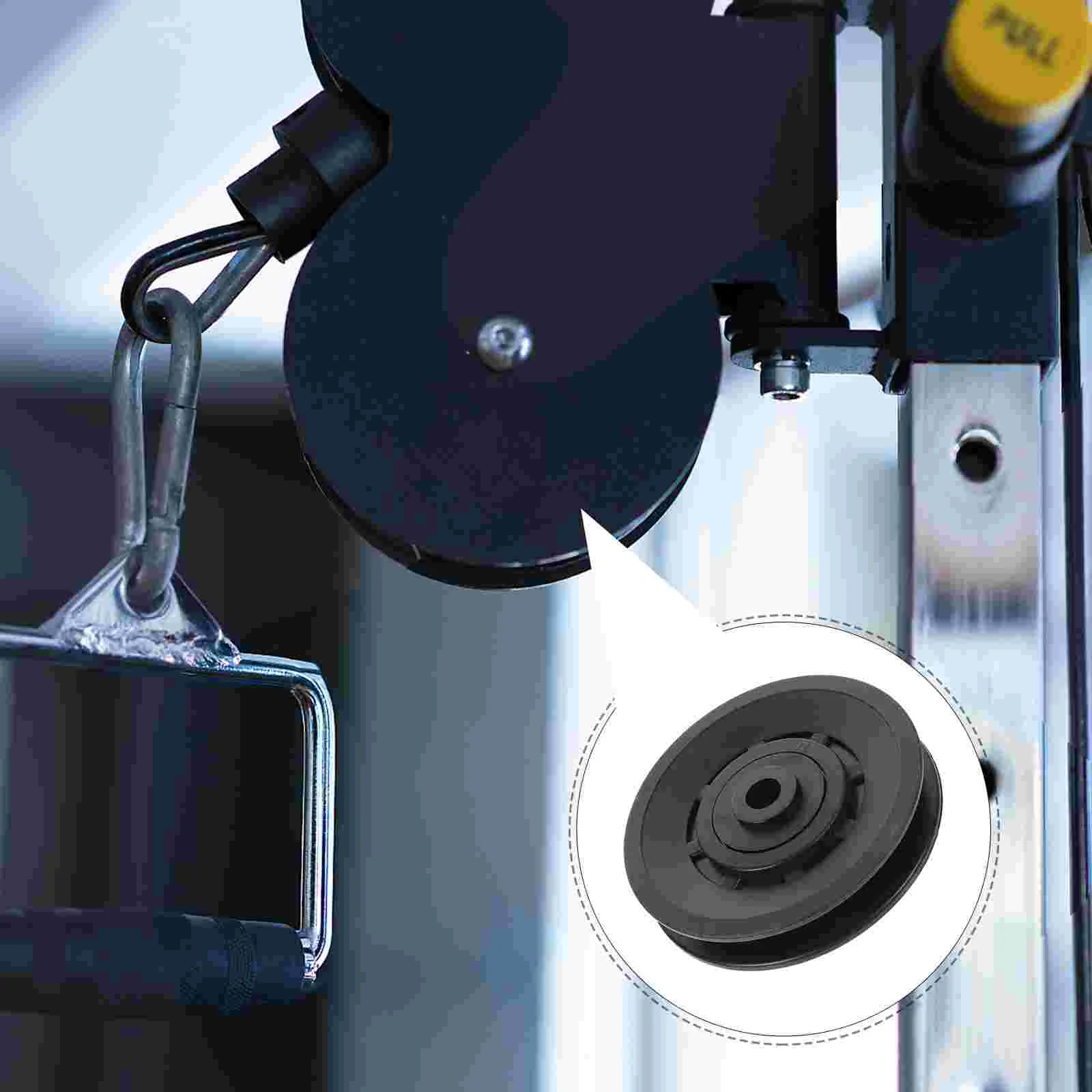 90 Mm Gym Pulley Wheel Equipment Pullyey Garge Through Garage Door Football Fitness for Exercise Machines
90 Mm Gym Pulley Wheel Equipment Pullyey Garge Through Garage Door Football Fitness for Exercise Machines