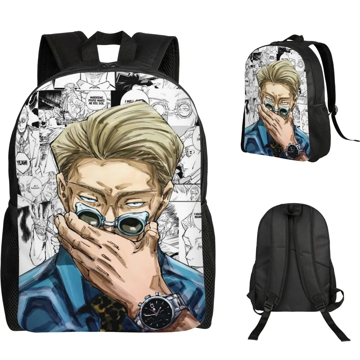 Nanami Kento Anime Gojo Satoru JJK Nanamin Backpack Student Boys Girls BookBag School Bag Computer Shoulder Bags
Nanami Kento Anime Gojo Satoru JJK Nanamin Backpack Student Boys Girls BookBag School Bag Computer Shoulder Bags