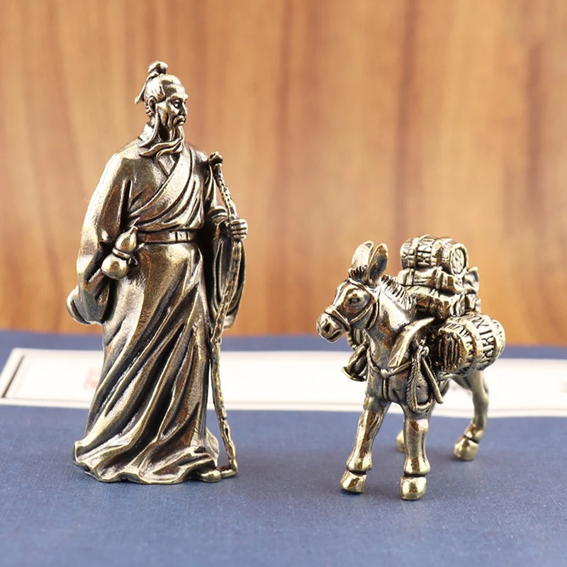 Solid Brass Donkey Small Ornament Antique Copper Animal Equus Asinus Miniature Figurines Home Desktop Decoration Accessories
Solid Brass Donkey Small Ornament Antique Copper Animal Equus Asinus Miniature Figurines Home Desktop Decoration Accessories