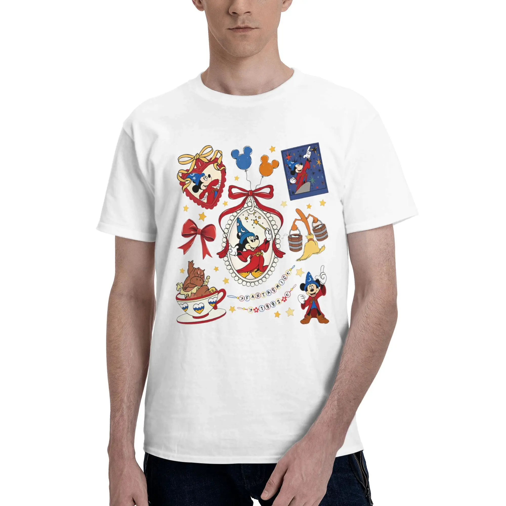 Graphic Printed Mickey Mouse minnie T Shirt For Unisex Cotton T-shirts Short Sleeve Clothing
Graphic Printed Mickey Mouse minnie T Shirt For Unisex Cotton T-shirts Short Sleeve Clothing
