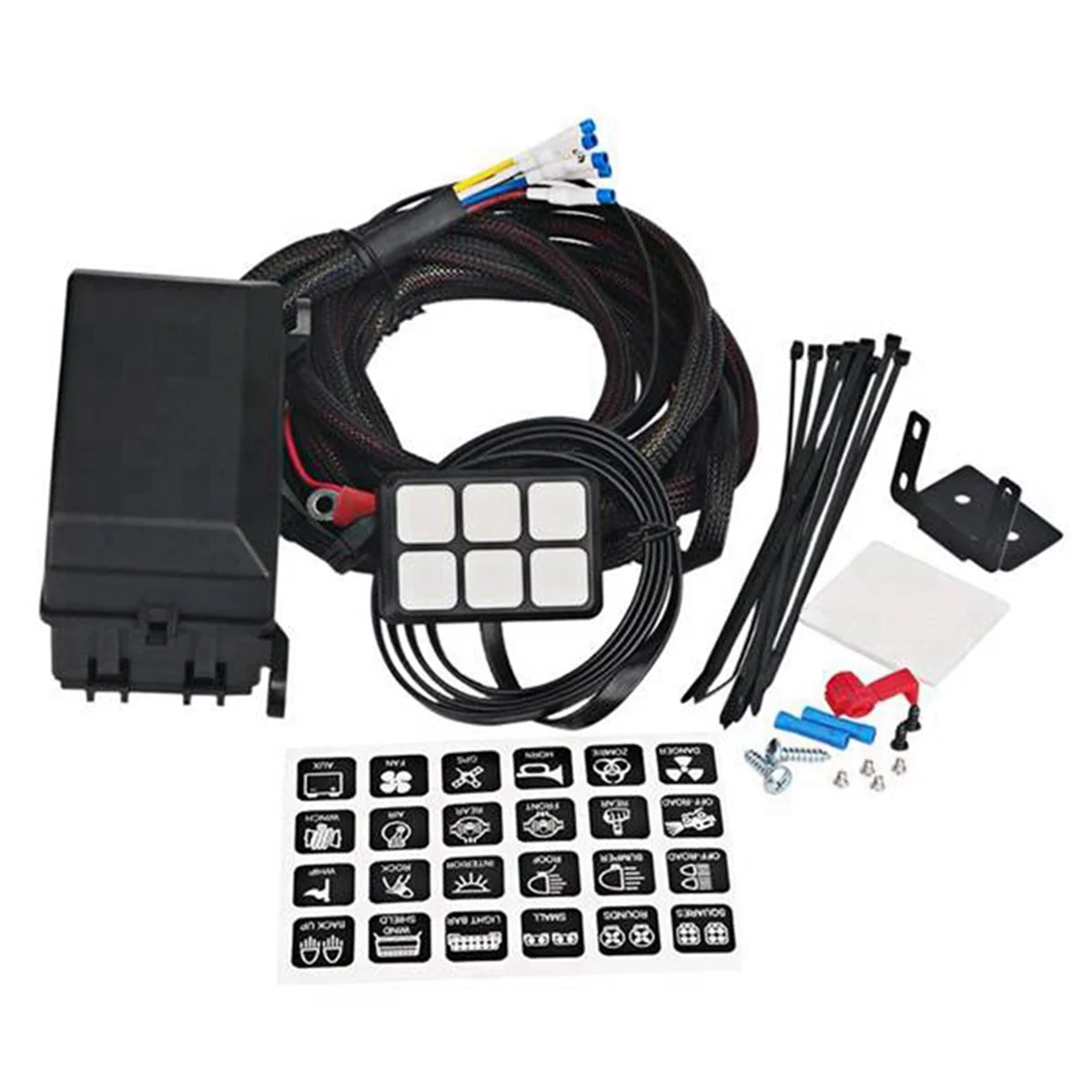 A42P-6 Gang Switch Panel Electronic Relay System Circuit Control Box Fuse Relay Box Wiring Harness for Auto Truck Boat Marine
A42P-6 Gang Switch Panel Electronic Relay System Circuit Control Box Fuse Relay Box Wiring Harness for Auto Truck Boat Marine