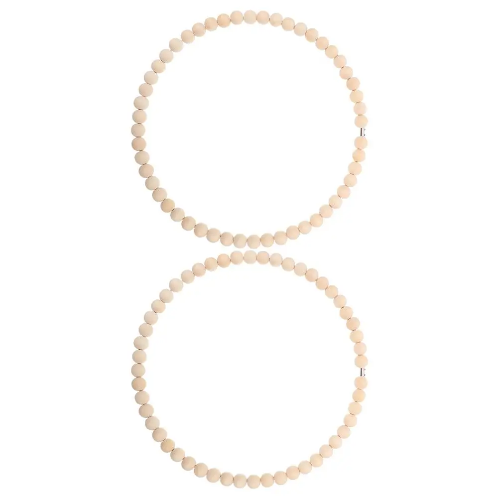 2 Pcs Wood Bead Garland Set Durable Rings Diy Wreath Craft Decor Spring Farmhouse Front Door Metal Circle Frame
2 Pcs Wood Bead Garland Set Durable Rings Diy Wreath Craft Decor Spring Farmhouse Front Door Metal Circle Frame
