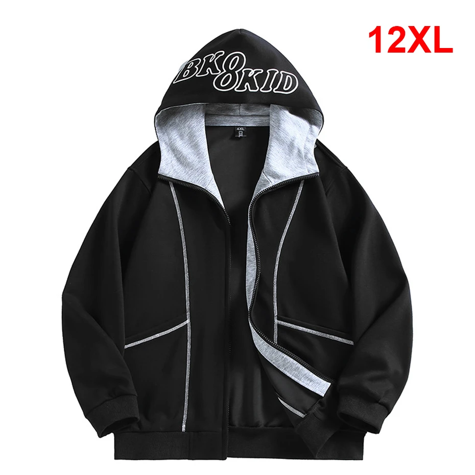 Куртка с капюшоном на молнии для мужчин 12XL, толстовки больших размеров, модная повседневная толстовка с капюшоном, мужская весенне-осенняя куртка, большие размеры 12XL
Куртка с капюшоном на молнии для мужчин 12XL, толстовки больших размеров, модная повседневная толстовка с капюшоном, мужская весенне-осенняя куртка, большие размеры 12XL
