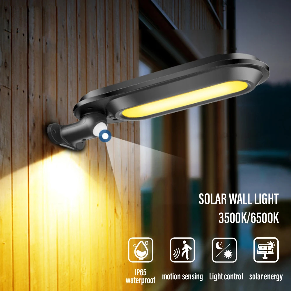 Outdoor Motion Sensor Solar Wall Light Street Light Outdoor Waterproof Security Lighting for Garden Yard Path 4 Modes
Outdoor Motion Sensor Solar Wall Light Street Light Outdoor Waterproof Security Lighting for Garden Yard Path 4 Modes